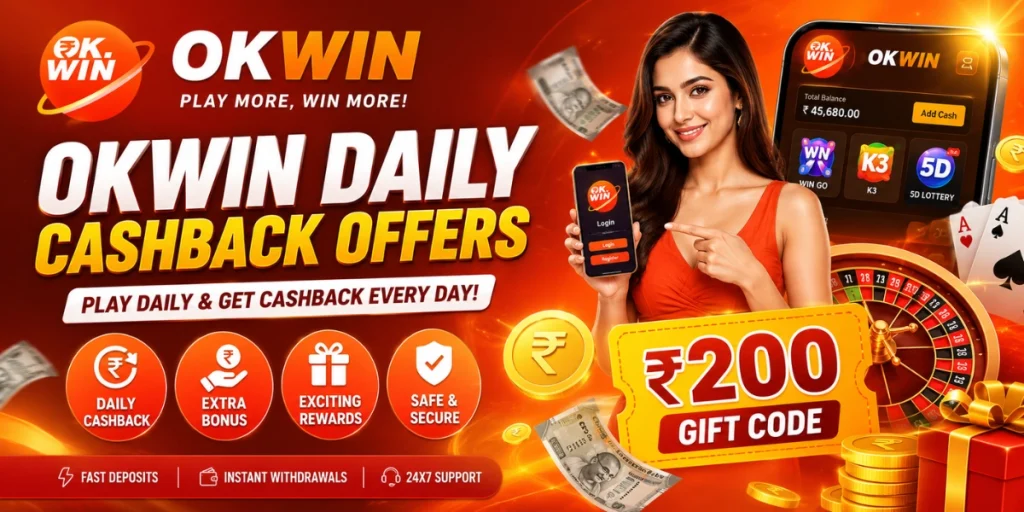 Okwin Daily Cashback Offers