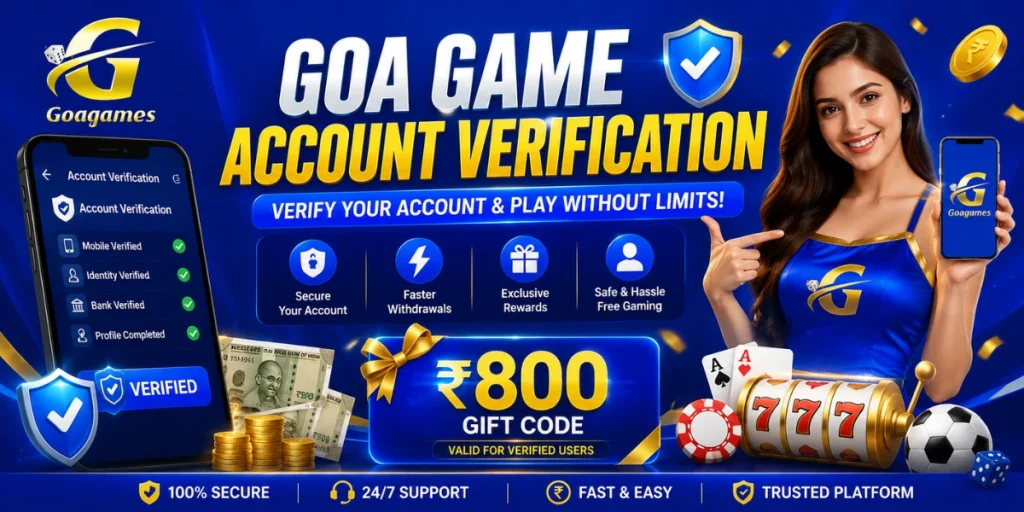 Goa Game Account Verification